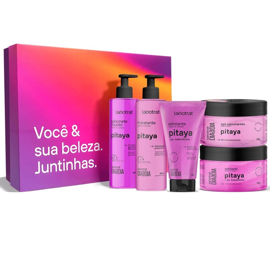 Kit Experiência Banho Dia A Dia C/ 5 Itens Pitaya - Labotrat