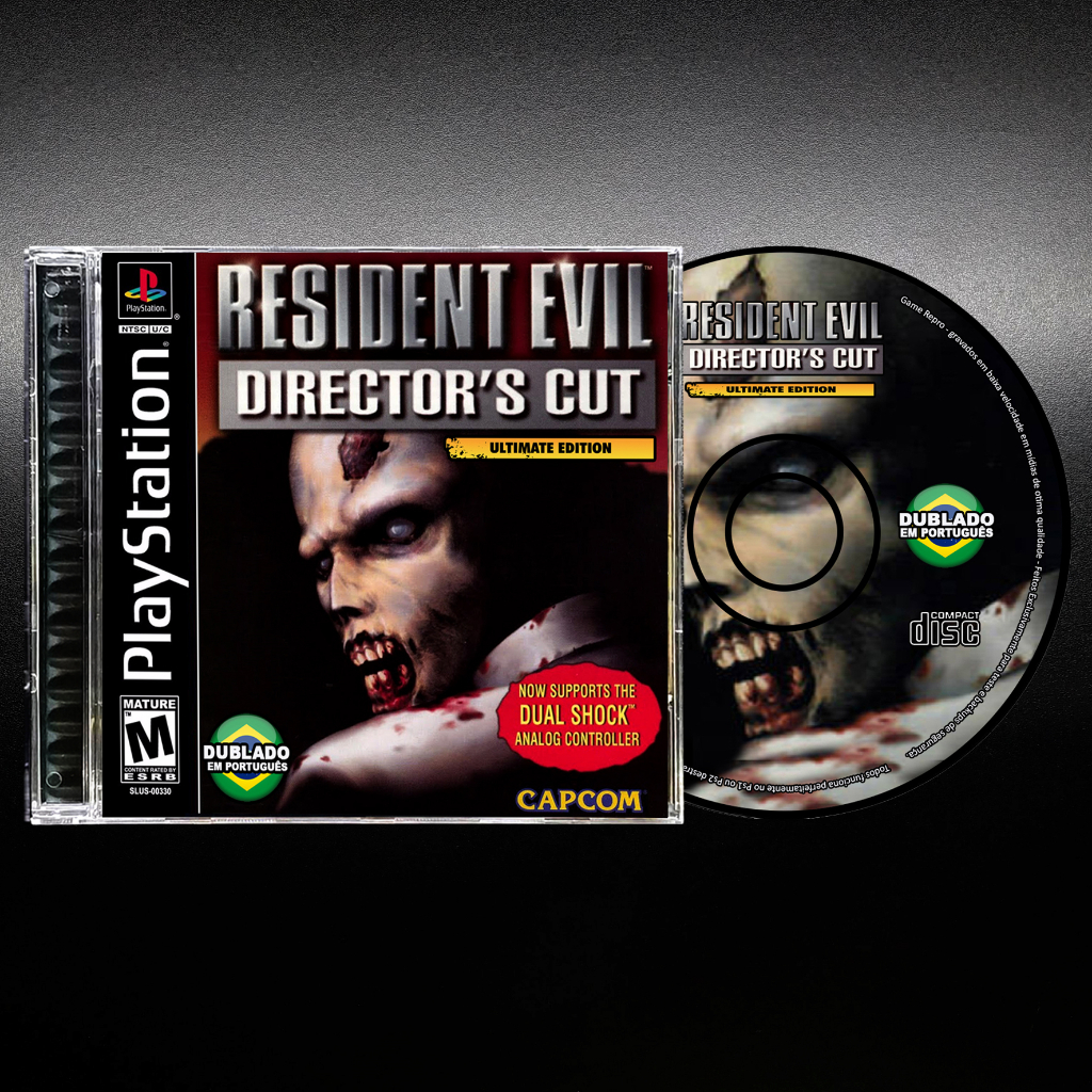Resident Evil Direct cut  Dublado - Repro Ps1 / Psx / Patch Retro Game Play 1