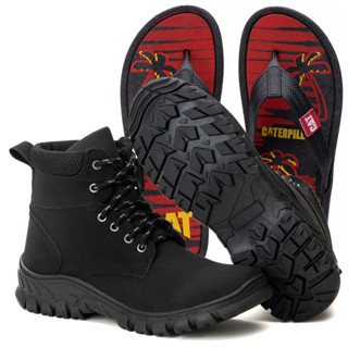 Coturno Bota Salazari Masculino Adventure + Chinelo