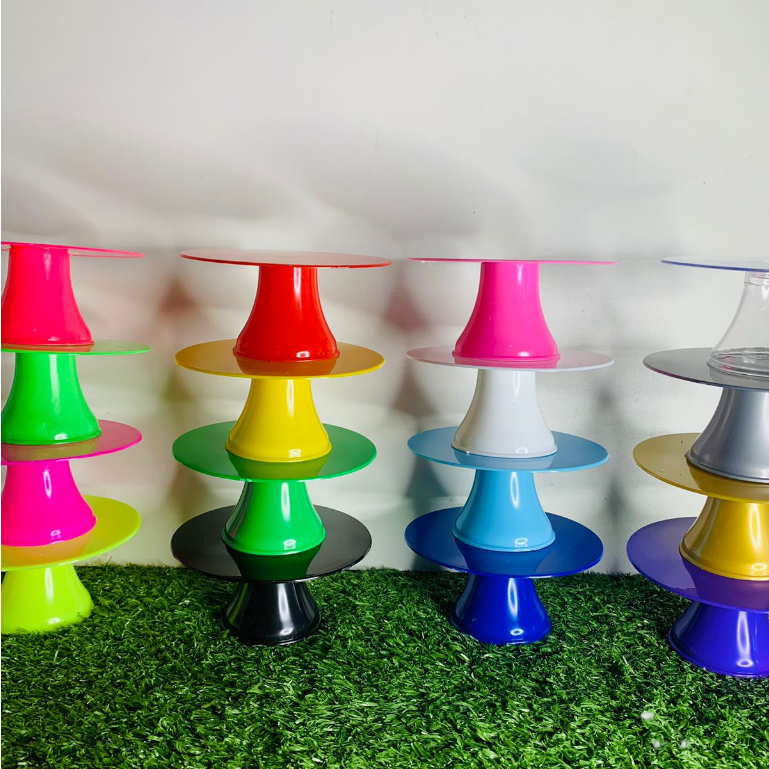 Mini Cake Lisa Redonda Suporte de Docinhos Cupcake Festa Decoração 10x5cm em Oferta na Shopee