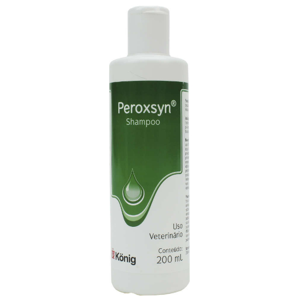 Shampoo Peroxsyn 200ml para Cães e Gatos König - Pets