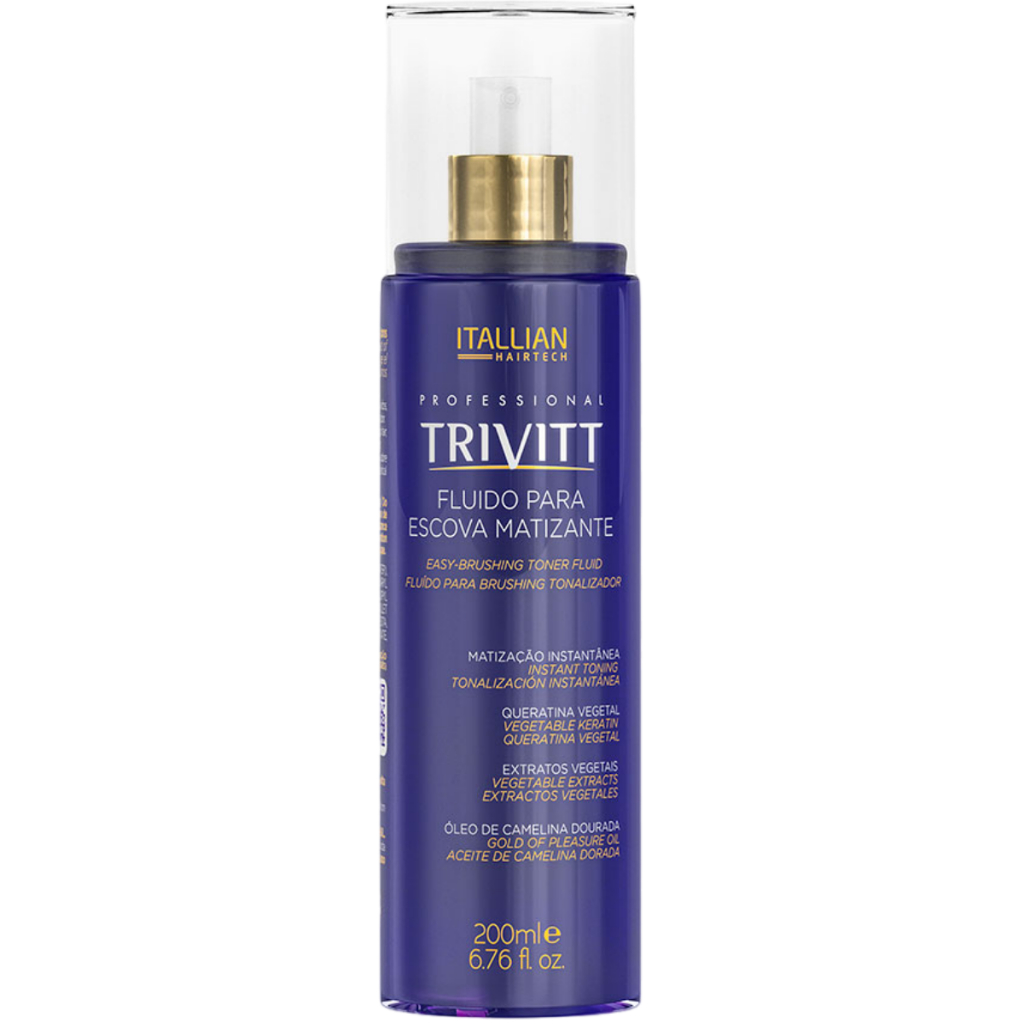 Fluido Para Escova Matizante Trivitt 200ml Itallian Hairtech em Oferta na Shopee