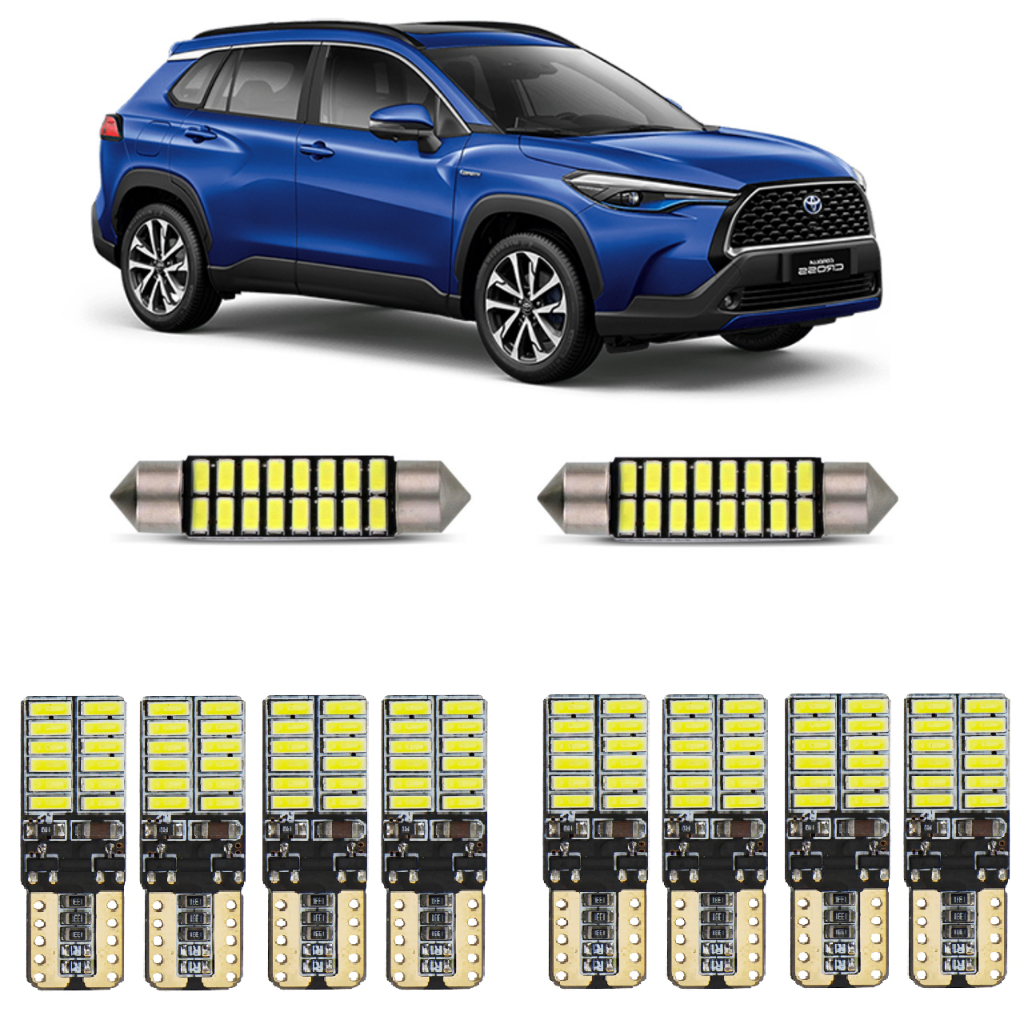Kit Led Corolla Cross Internos Led Qualidade Premium em Oferta na Shopee
