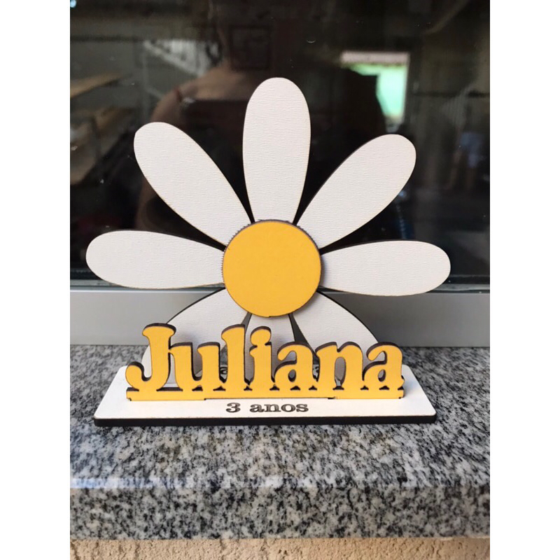 15 Lembrancinhas Margarida Personalizadas Festa Nomes Aniversário Infantil