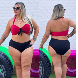 Biquíni Plus Size com bojo veste do 46 ao 52