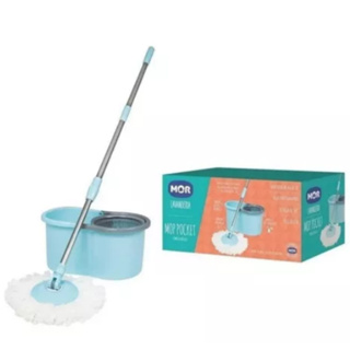 Esfregão Mop Pocket C/ Balde 8 Litros Limpeza Prática Mor em Oferta na Shopee