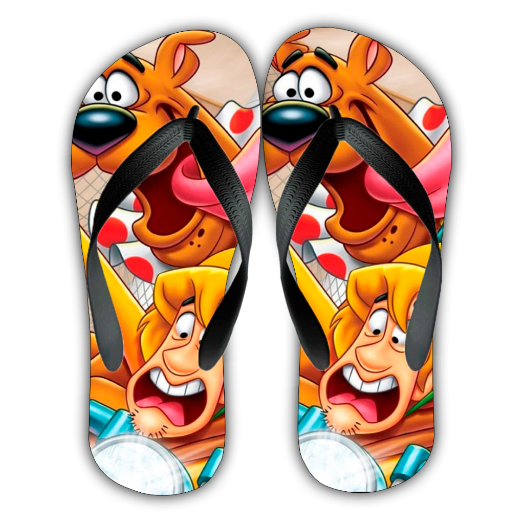 Chinelo Infantil Desenho Scooby Doo Adulto e Infantil