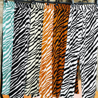 calças feminina viscose estampada zebra