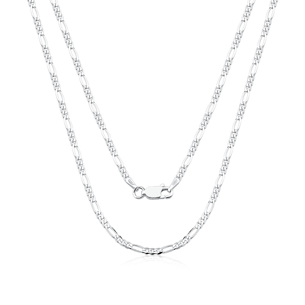 Corrente Grumet 3x1 60cm 3mm Prata 925 em Oferta na Shopee