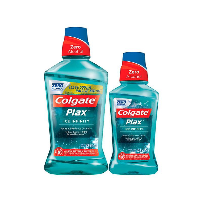 Enxaguante Bucal Colgate Plax Ice Infinity 500ml