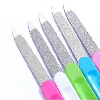 kit 2 Lixa de unha Inox multifuncional com faca de descascar sem danos à Pele Lima de manicure