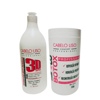 Escova Progressiva Cabelo Liso Super Passo 1 + Botox 3 em 1 1kg Chic hair