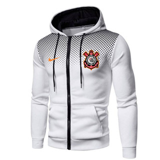 Blusa manga longa de frio suéter personalizado jaqueta do Timão Corinthians torcedor sem capuz ou com capuz promoção