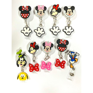 Roller clip - Porta Cracha Retrátil de personagem - Minnie e Mickey em Oferta na Shopee