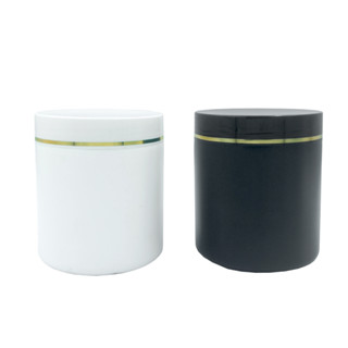 Pote 500g C/ Fio Dourado Na Tampa Ideal Para Gel, Cremes, Máscara, Hidratante