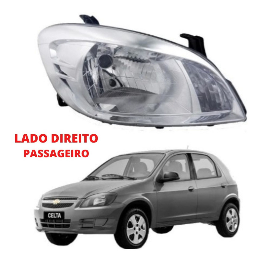 Farol Celta 2006 2007 2008 2009 2010 2011 2012 Lado Direito