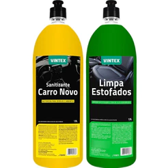 Aromatizante Sanitizante Carro Novo + Limpa Estofados 1,5L Vintex