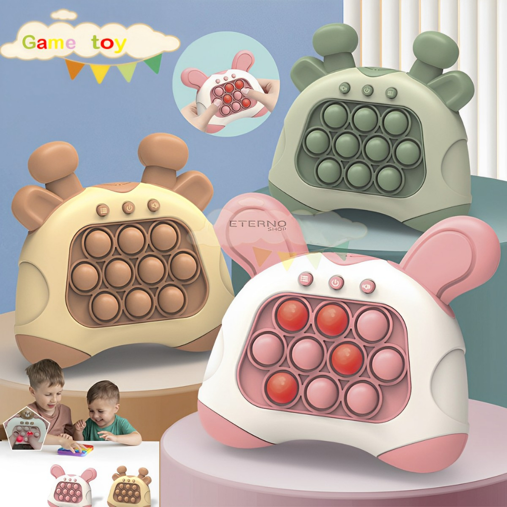 Brinquedo Pop It Eletrônico Anti Stress Infantil Jogo Interativo Luz Som Várias Cores Envio Rápido