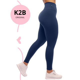 Calça Legging k2b Cós Alto Tecido Grosso Leg Fitness Original