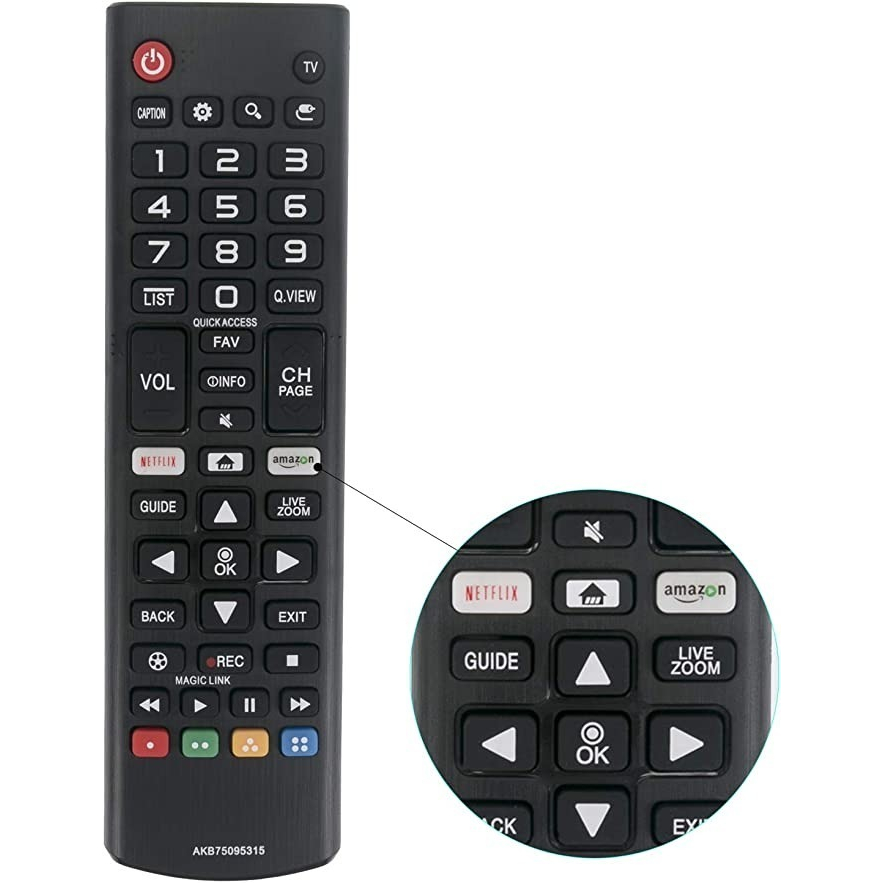 Controle Remoto Para Tv LG Lcd Led 4k Smart Universal Netflix