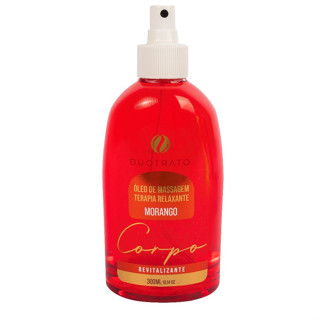 Óleo de Massagem Terapia Relaxante de Morango 300ml Duotrato