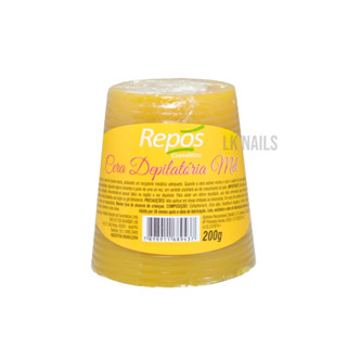Cera Depilatoria Repos Mel 200 gr - Cera Depilação para Todas as Parte do Corpo