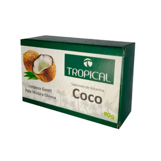 Sabonete Tropical Glicerinado de Coco em Barra 90 G