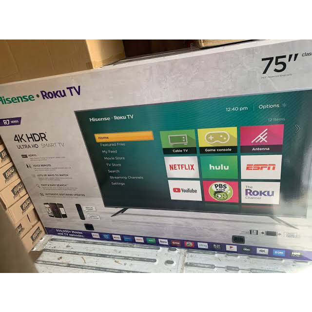 BRAND NEW HISENSE SMART TV 75 POLEGADAS