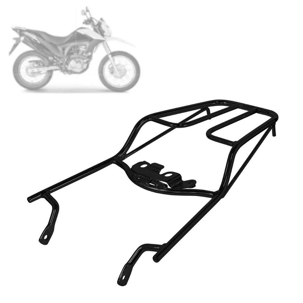 Bagageiro Sansão Aço Maciço Moto Honda NXR Bros 125 / 150 2003 2004 2005 2006 2007 2008 Pro Tork em Oferta na Shopee