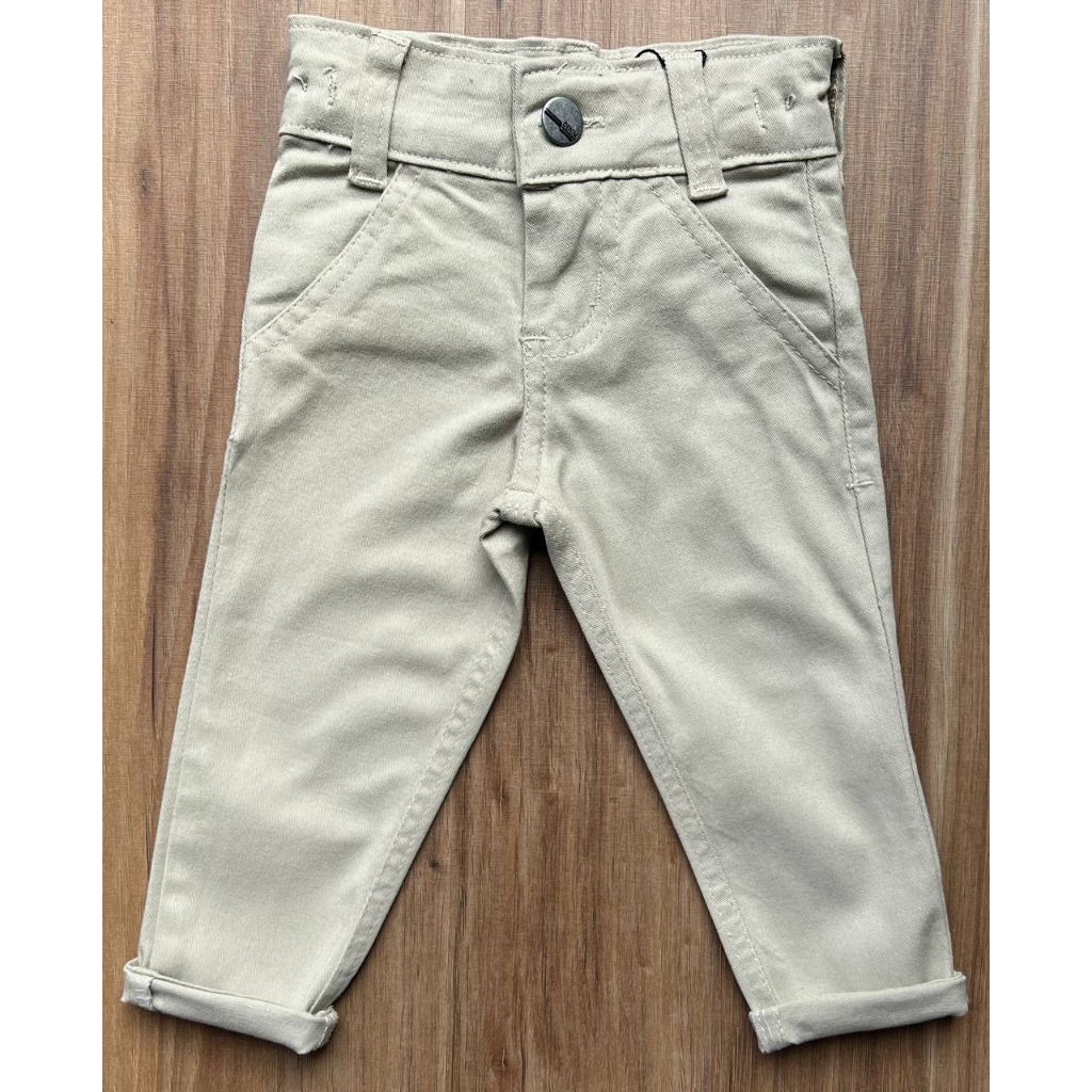 Calça Nude Jogger  Infantil Com Bolso Faca Menino Pronta Entrega