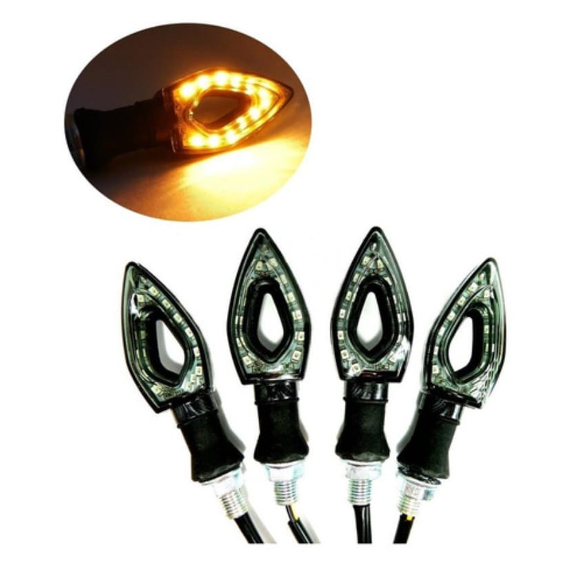 Kit Piscas Setas Led Universal Flecha Moto Titan Fazer Cb Envio Imediato em Oferta na Shopee