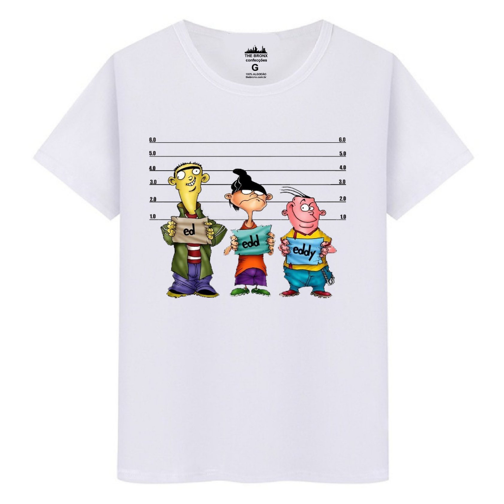 Camiseta Masculina Algodão Premium Du Dudu Edu Desenho em Oferta na Shopee