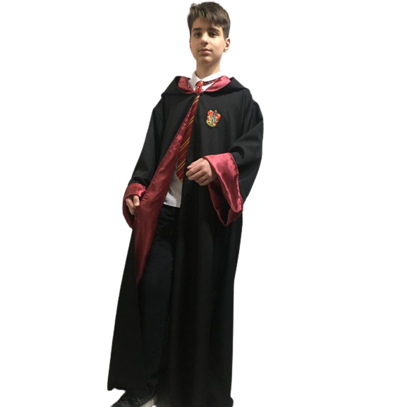Fantasia Capa Manto Harry Potter Cosplay - Corvinal - Grifinória - Sonserina - Lufa Lufa