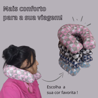 Travesseiro Protetor P/ Pescoço Leitura, Viagem ou Descanso Envio Imediato