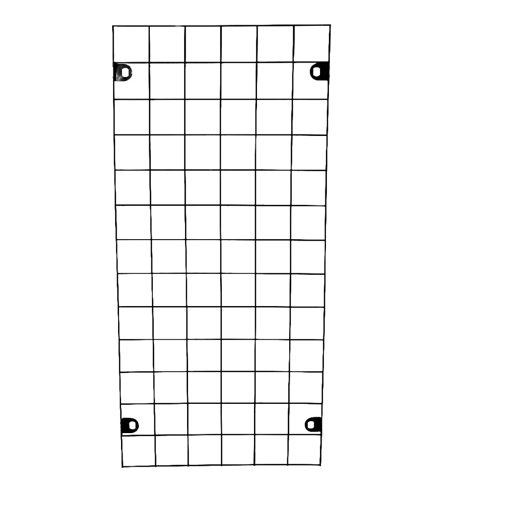 GRADE JARDIM VERTICAL PARA VASOS MODULAR 42X79x1,5 cm AÇO