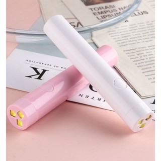 Mini lâmpada de luz uv 3 led lanterna uv gel cola adesiva