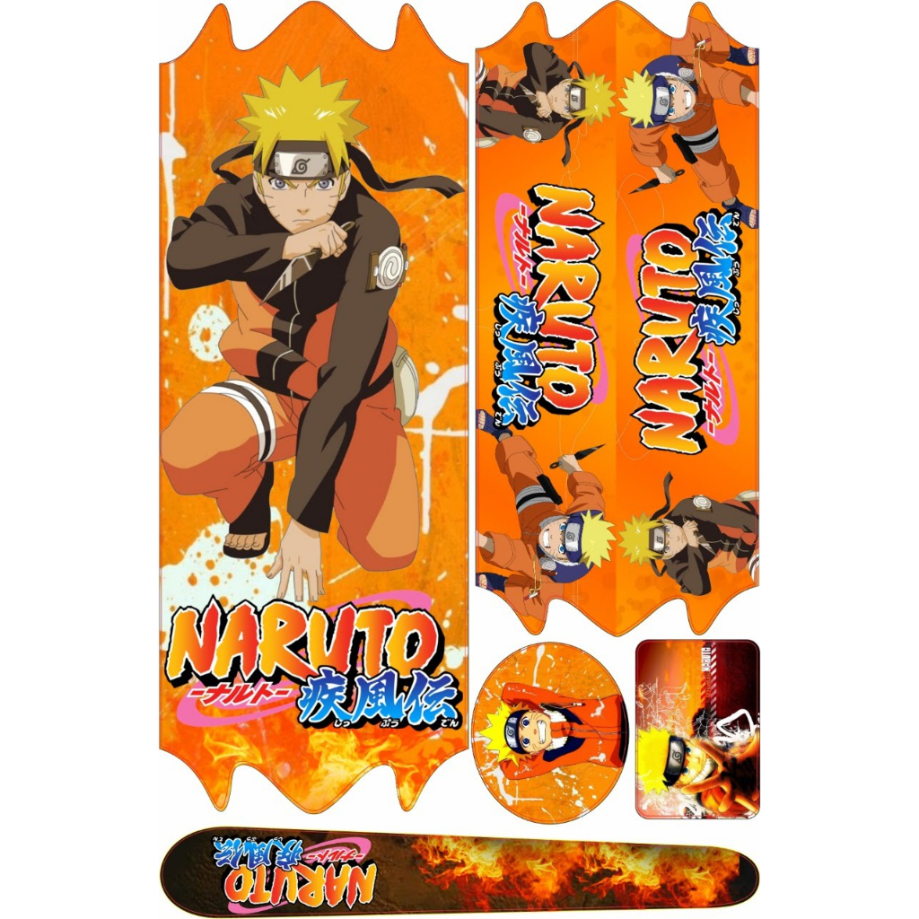 Adesivo Naruto Para Bicicleta Infantil 12/16/20/24
