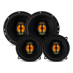 Kit Auto Falantes 6 E 5 Jb flex 200w Rms Gol Quadrado Bola G1 G2 G3 G4 G5 G6
