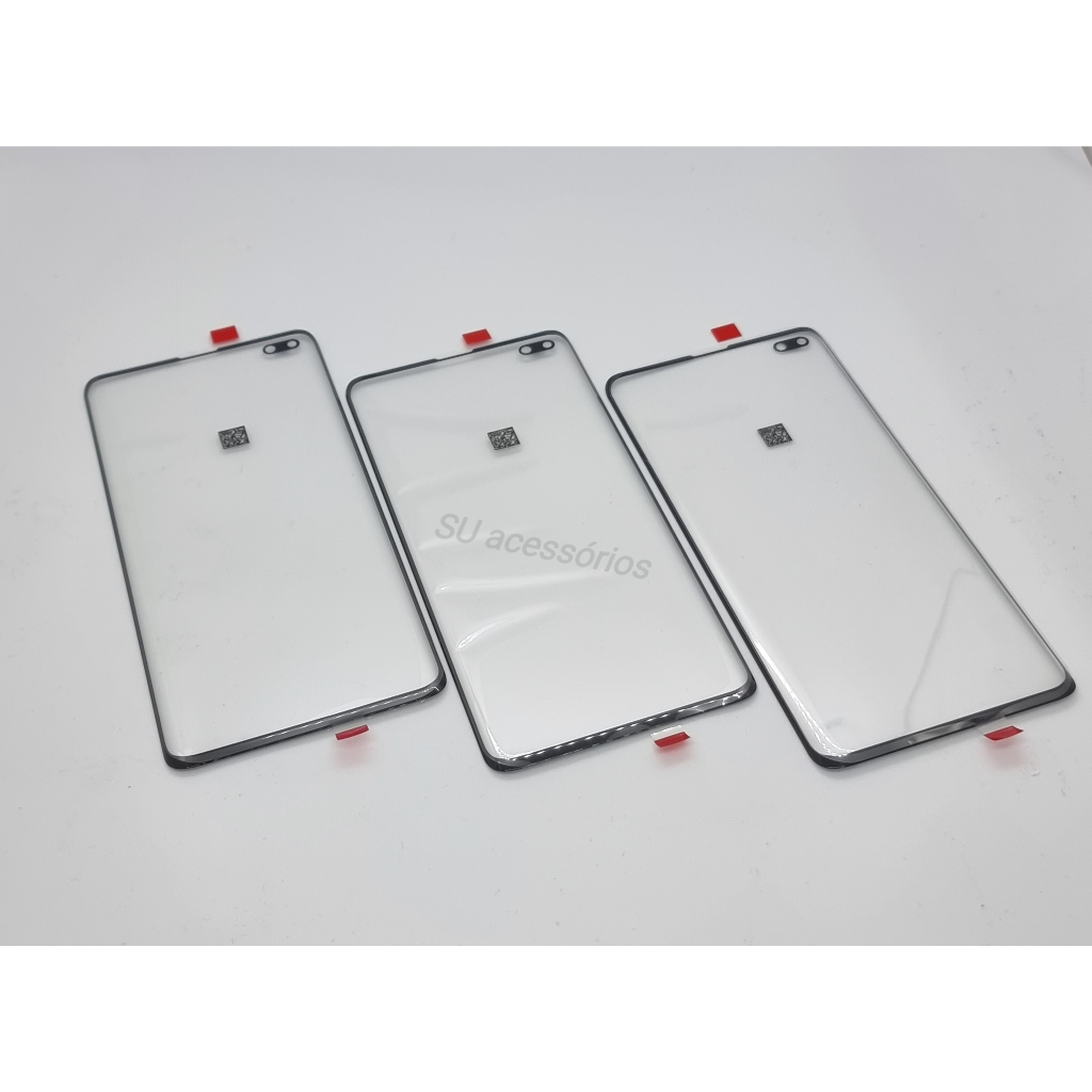 Vidro Tela Sem/ Touch Para Celular de Samsung S10 S10+ atenção :Pessoal não técnico não é recomendado para comprar!