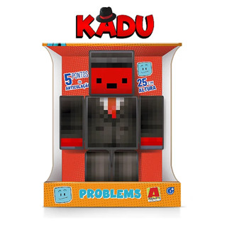 Boneco Minecraft Kadu Problems Streamer 25 Cm - Algazarra