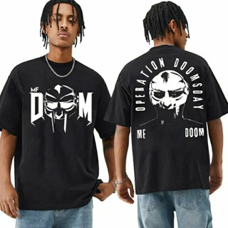 Camiseta Basica em Algodão Unissex Verão Hip Hop Festival Music Rapper MF DOOM Madlib Madvilain Masked Man