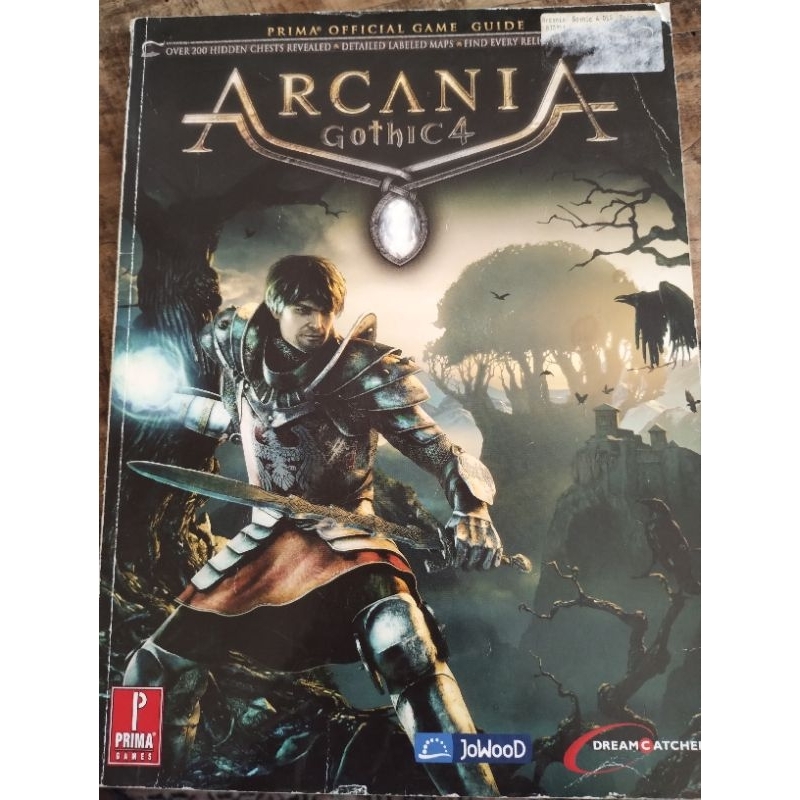 revista americana guia do game Gothic 4 do Xbox 360