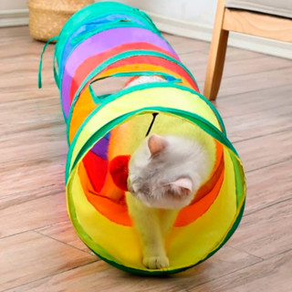 Brinquedo Para Gato e Cães Interativo Túnel Gato Labirinto Dobrável
