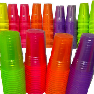 Copo Descartável Neon Premium Festa Balada 300 ml - COPAZA