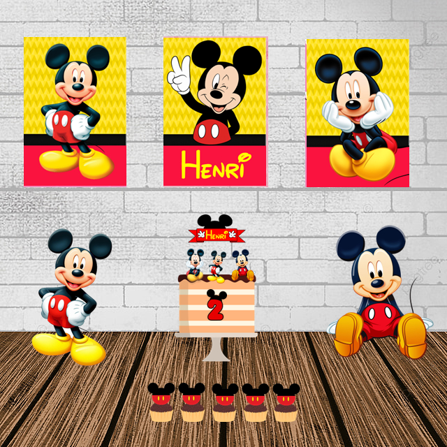 kit festa em casa Mickey