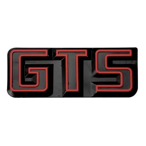 Emblema Letreiro Gts Gol Passat Gts 1983 A 1990 Vermelho