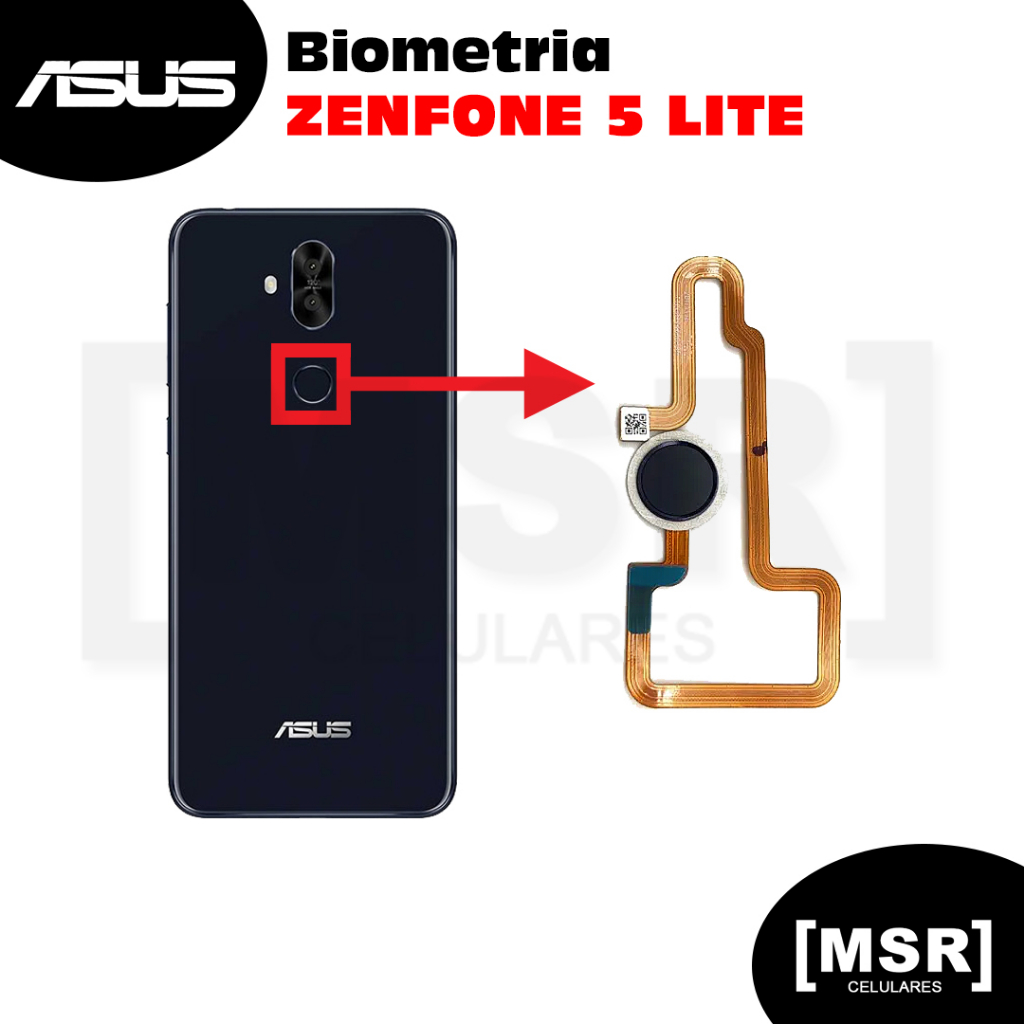 Biometria celular ASUS modelo ZENFONE 5 LITE