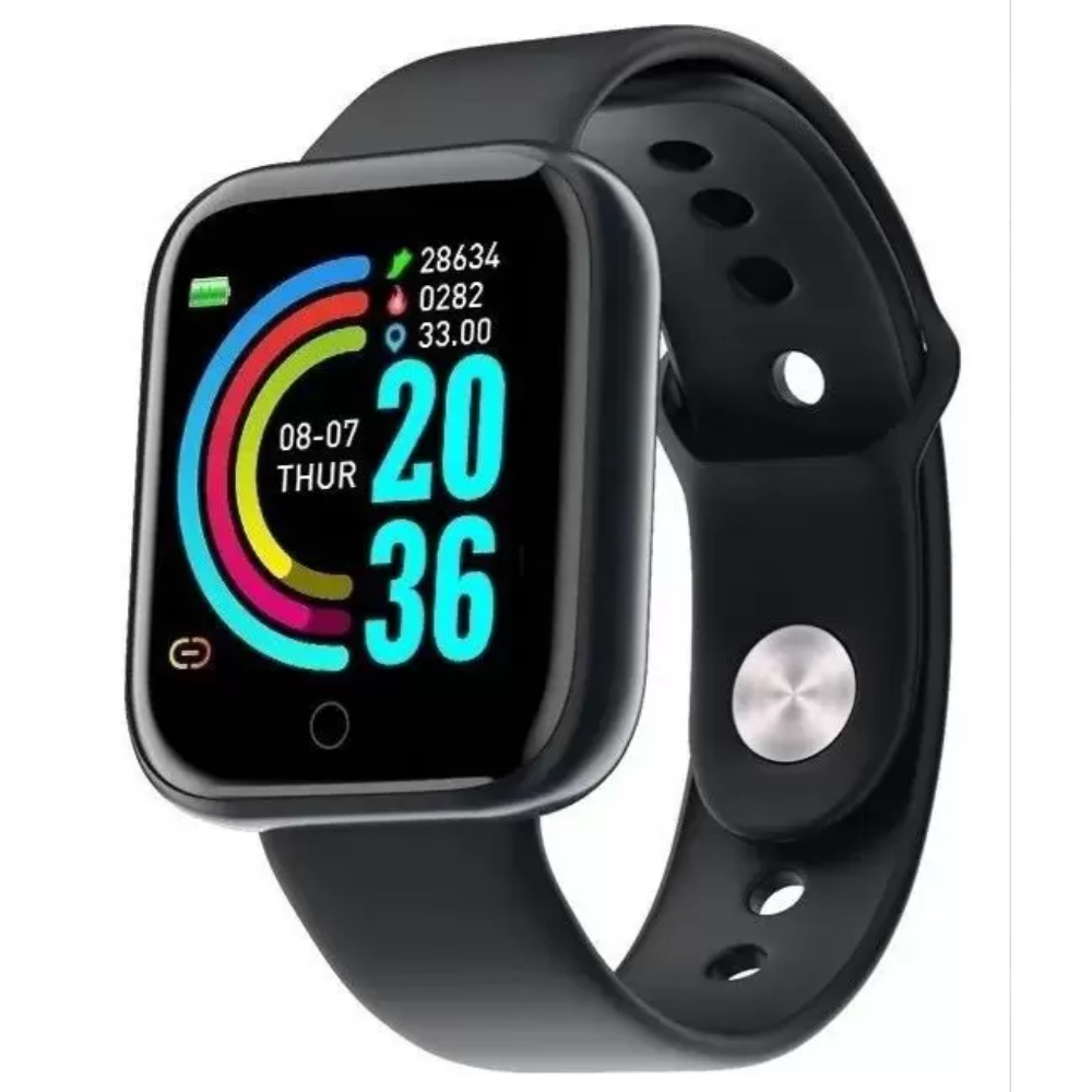 Relogio Inteligente Smartwatch Celular App Fit Pro Monitoramento De Saúde iPhone Android Whatsapp Instagram Recebe Ligações