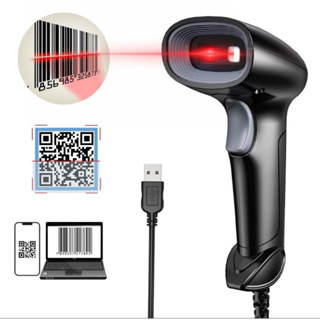 Leitor de Código de Barras com Fio 1D, 2D, Qr Code Portátil USB Inclui Suporte em Oferta na Shopee