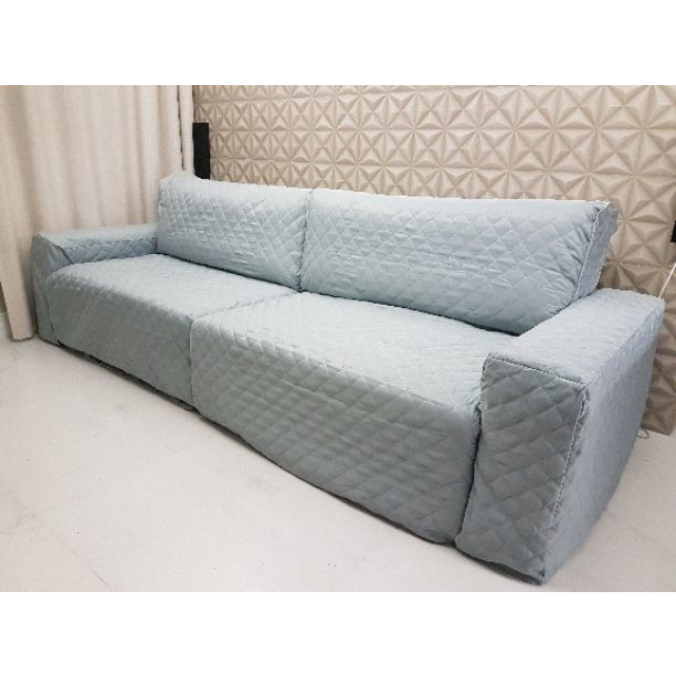 2 Capa para sofa retratil matelada medida toral com os braços 2,20 e 1,70 2modulos 100% coberta